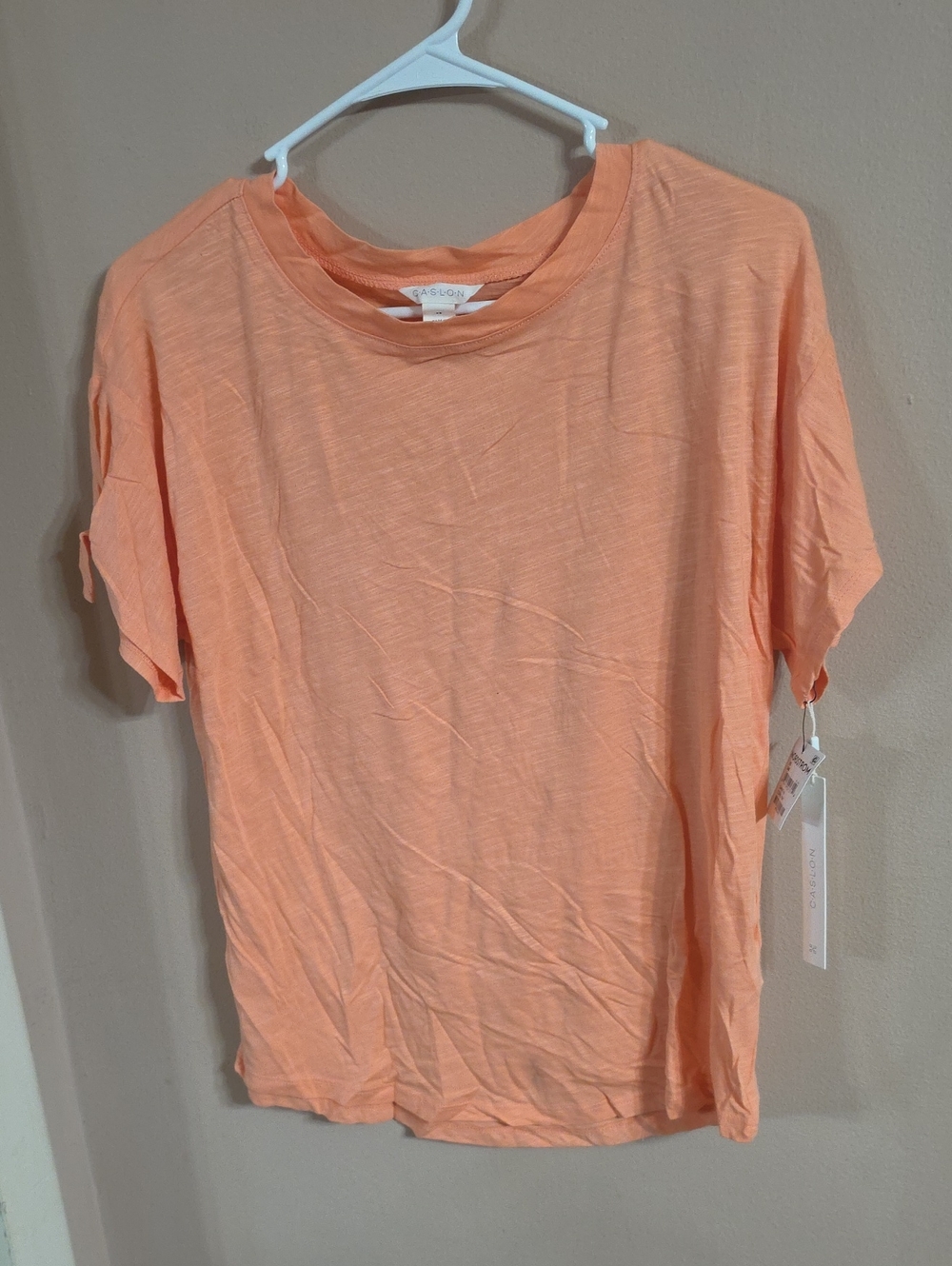 Caslon Peach Short Sleeve Crew Tee
